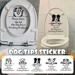 Sticker Pour Cuvette des Toilettes WC Chat Mignon Autocollant