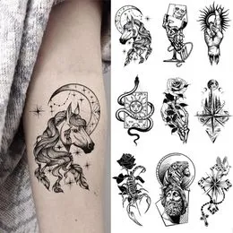 Une jolie sirène pour un tatouage éphémère plein de charme
