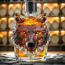 Carafe à Whisky En Verre – Décanteur En Forme D'Animal, Idéal Pour Cadeau Fête Des Pères, Mariage Ou Saint-Valentin
