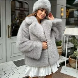Veste En Fausse Fourrure Douce Style Ours En Peluche - Taille S, Manches Courtes - Crème