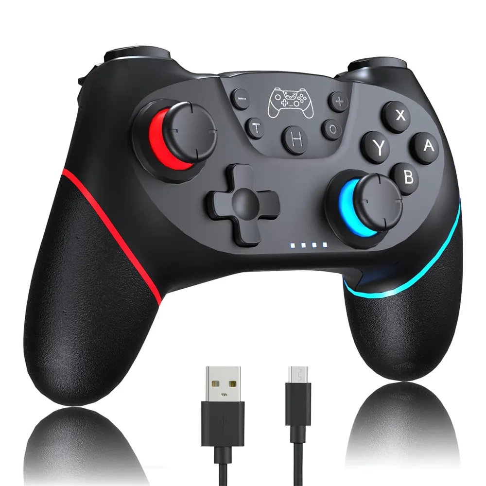 Wireless Bluetooth-Compatible Controller For NS/NS Lite/NS Oled Console  Gamepad Controle For Android Joystick with 6-Axis