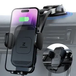 Support Téléphone Voiture Aimanté 360° - Porte Téléphone Magnétique Universel (Or, Noir, Argent)
