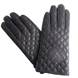 BISON DENIM Gants D'Hiver Femme Cuir Véritable - Doublés Laine Cachemire Tactiles