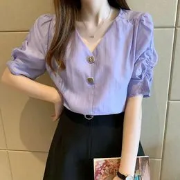 La Moda Blusas Hermosas Gasa Online DHgate