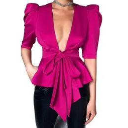 Vestidos casuales para Mujer Sexy Verano Casual Tie Up estampado Floral  cuello pico volante playa Mini Vestidos Verano 2020 Mujer # g3