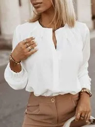 Blusa Blanca Mujer De Negocios Online