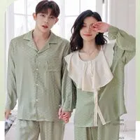 Conjuntos de pijamas para parejas Mujeres Hombres Invierno Espesar Pijamas  Ropa de dormir Dinosaurio de dibujos animados Amantes coreanos Homewear