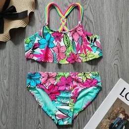 Bikini para Niña Diseño Palmeras