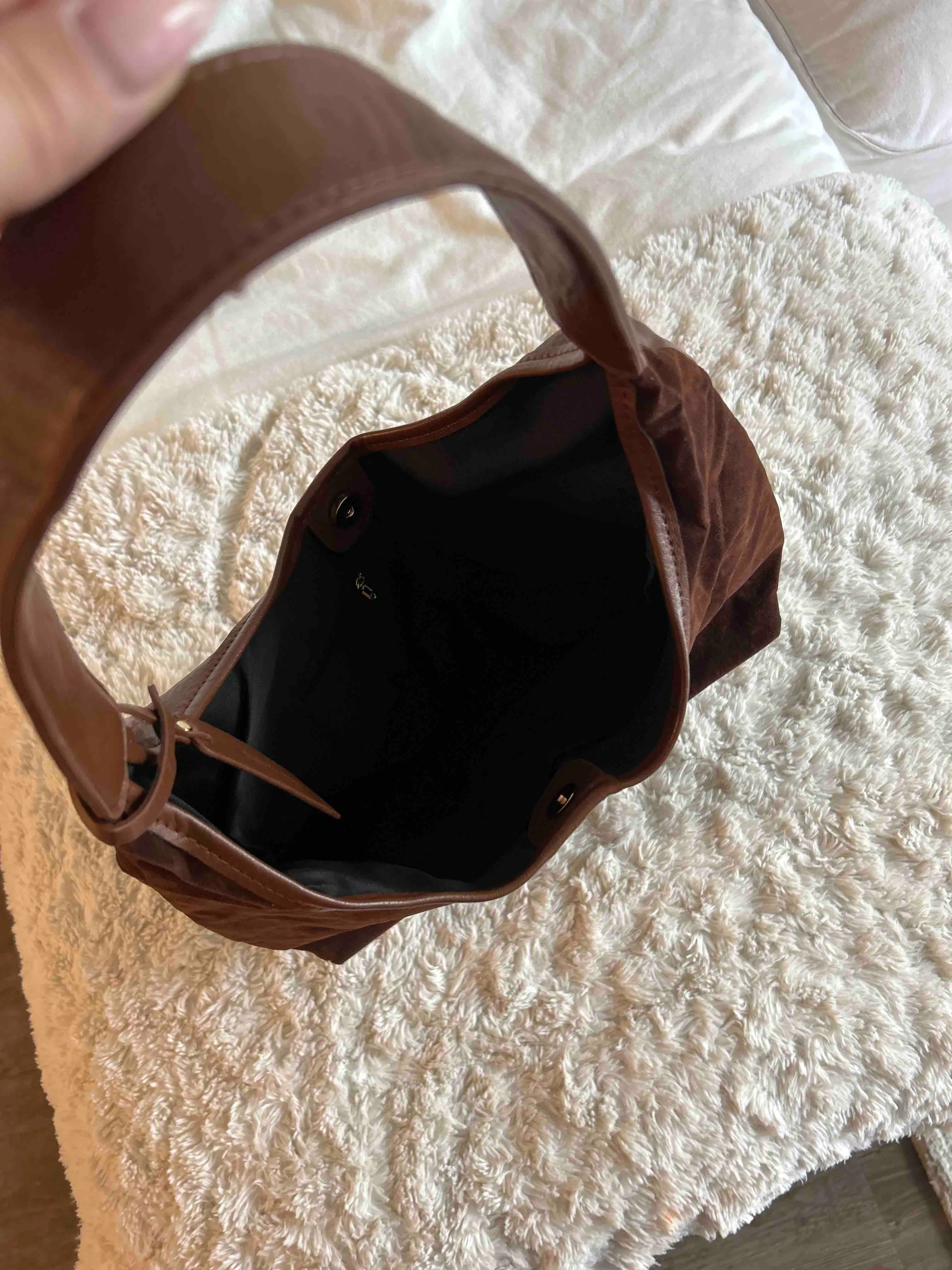 Sac Hobo Vintage Marron Pour Femme – Grand Sac Bandoulière Fourre-tout Quotidien