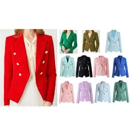 Blazer para mujer, formal, de primavera, manga larga, chaqueta delgada para  oficina, abrigo de trabajo, color albaricoque, blanco, talla L, Blazer
