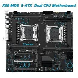 Placa Base Dual De La CPU LGA 2011 V3 De Alto Rendimiento, Admite