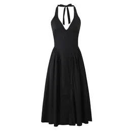 Robe Longue Noël Femme - Imprimé Vintage, Manches Longues - Robe Cocktail Décontractée Pour Fêtes