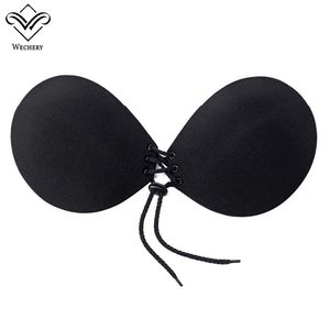 Wechery Strapless Bra Push Up Bralette Sexy Bras Voor Bikini Trouwjurk Dames Siliconen Onzichtbare Adhesive Bra Stoken Brassière Mode