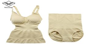 Wechery Women Body Shapers Sets Opgevulde push -up bra bodysuits taille trainingscontrole slipjes stalen bot corectief ondergoed pakken2189780