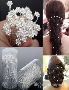 Accessoires de mariage Bijoux de mariée Perle de mariée Épingles à cheveux Fleur Cristal Perle Strass Épingles à cheveux Clips Demoiselle d'honneur Femmes Cheveux Jew6010537