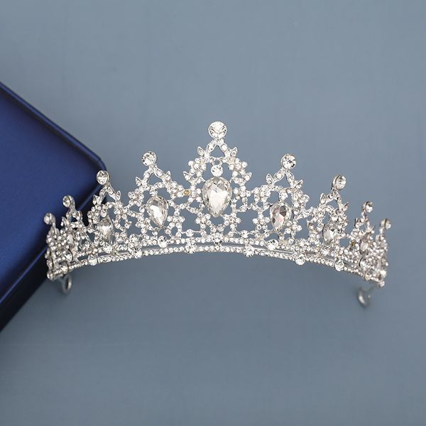 Accessoires de mariage, bijoux de cheveux, accessoires de cheveux de mariée, couronne Baroque en cristal, couronnes de fête de mariée, cadeau