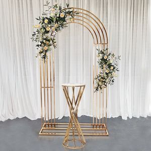 Wedding Arch Achtergrond Flower Stand Verjaardagsfeestje Outdoor Ballon onregelmatige vorm Frame Stand Luxe evenement Home Decoratie