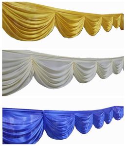 Télectricité de mariage Swag Ice Silk Drape Swag Decoration pour l'événement Party Mariage Cardin Curtain Contexte Décoration de mariage Décoration de mariage6276507