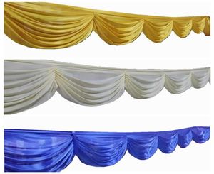 Télectricité de mariage Swag Ice Silk Drape Swag Decoration pour l'événement Party Mariage Télectricité Curtain Stage Fond décoration de mariage 4476223