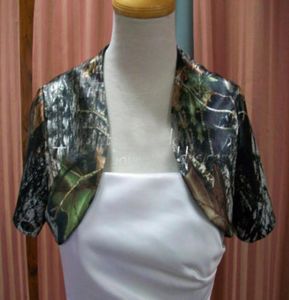 Bolerotopjacket de mariage Veste en satin de mariée CAMO Wedding Wraps1552762