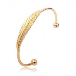 Braceletas de boda Fashion Punk Style Jewelry Color de oro ajustable/plateado Color de color Peads de brazalete abierto Barato al por mayor
