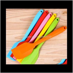 Grattoir de pâte de spatule de Sile de couleur de bonbon de mariage pour des outils de gâteau de flocon de neige Tu9Kg Gg5I7