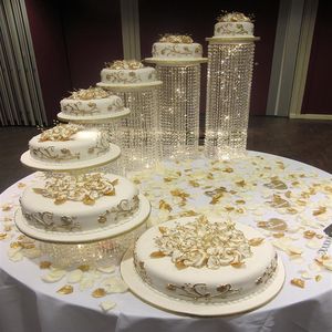 bruiloft kristal transparant acryl Cake Stand bruiloft middelpunt Cake beugel Cake Accessoire Crystal Party Crystal311P