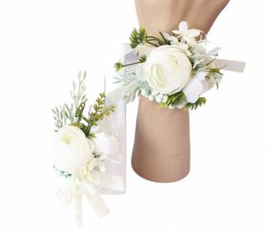 décoration de mariage babysbreath bracelet blanc fr and corsage Groom Boutnieres Bride poignet corsage mariage blanc rose pey bouquet j9zf #