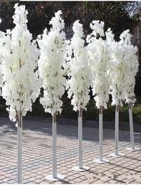 Wedding Decoratie 5ft lang 10 Piepenrelot Decoratieve bloemen Kransen Slik kunstmatige kersenbloesemboom Roman Column Road Leads 8793793
