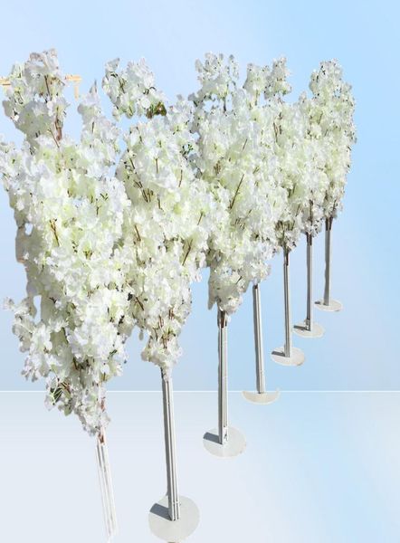 Décoration de mariage 5ft Tall 10 Pareslot Slik Artificial Cherry Blossom Tree Roman Column Roads Roads for Wedding Party Mall Opend6016782