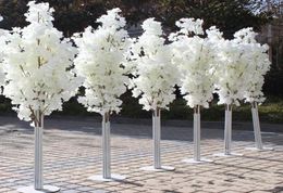 bruiloft decoratie 5ft hoge slik kunstmatige kersenbloesem boom Romeinse kolom weg leidt voor bruiloft winkelcentrum geopend rekwisieten3306250