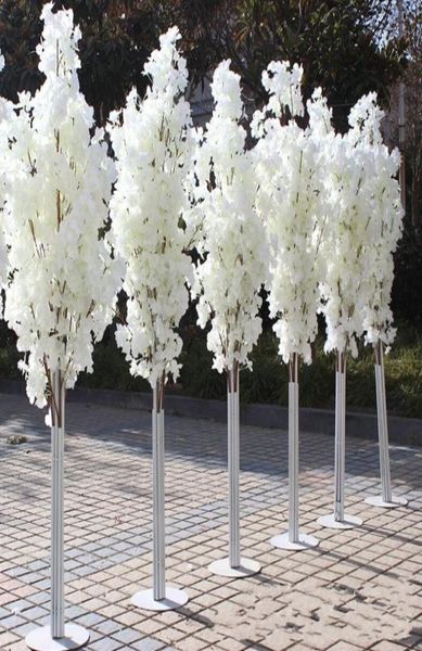 Décoration de mariage 5 pieds de hauteur, arbre de fleurs de cerisier artificiel, colonne romaine, conduit de route pour fête de mariage, centre commercial ouvert, accessoires8862580
