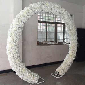 Decoración de boda soporte de arco apertura de tienda marco de flores soporte de estante galvanizado O y U dos formas disponibles