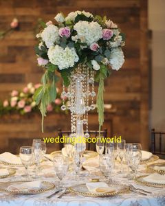Bruiloft decoratie Crystal Ball tafel middelpunt, Crystal bruiloft centerpiece bloemstandaard bloem boog staan ​​voor weddng tafel