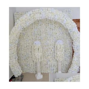 Decoraciones de boda 20x 50 cm Decoración Arco Filas de flores Fiesta Pasillo Camino decorativo Centros de mesa citados Suministros 10 piezas 3204337 Gota D Dhmwb