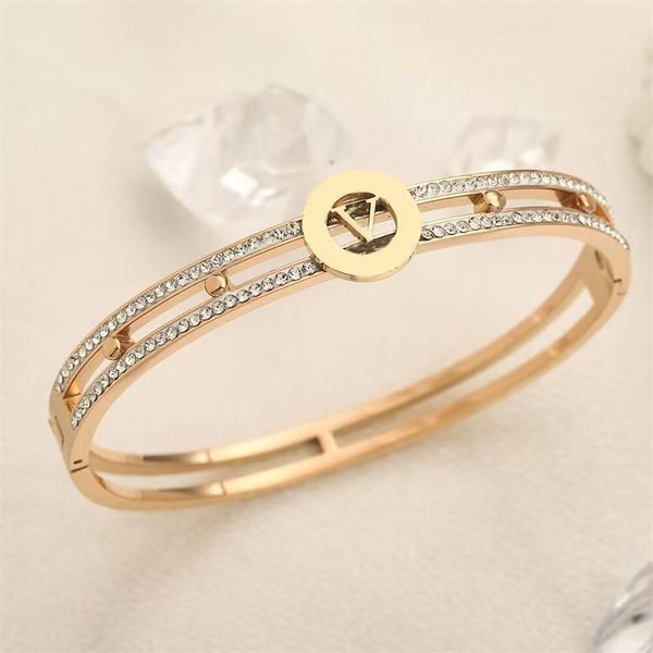 Pulsera de diamantes de boda Flor vieja Brazalete de cuero Chapado en plata Pulsera de oro Hip Hop Señoras simples Hombre Diseñador Pulseras Apertura Ahuecada ZL090