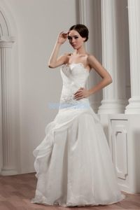 Robe de mariée 2022 Design taille personnalisée/couleur robe de mariée blanc à lacets une ligne robes
