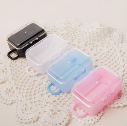 Bruiloft Gunst Party Decoratie Acryl Mini Rolling Reis Koffer Candy Box Baby Shower Gift Verpakking LX3743