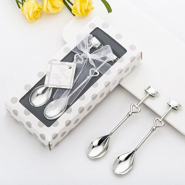 Mariage Favors une douche nuptiale unique Favors Silver Music Note Coffee Spoon Cadeaux de mariage