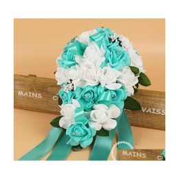 Wedding Flowers Beautif Bridal Bouquets with Handmade Artificial Supplies Bride Holding Broche Bouquet Drop Delivery Dhu0c