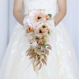 Wedding Flowers Bridal Holder Rose huwelijksfeest Accessoires Real Sample 2023