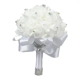 Wedding Flowers Bridal Hold Bouquet Elegante boeketten voor bruid party gunsten Franse rustieke thuisceremonie tuin
