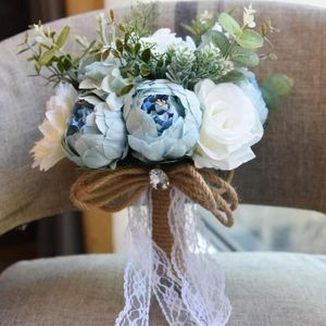 Wedding Flowers Bruid Rose Bouquet Leveringen Bruidsmeisje Baby Baby Baby Bloem Arrangement Diy Home Party Prom Decor