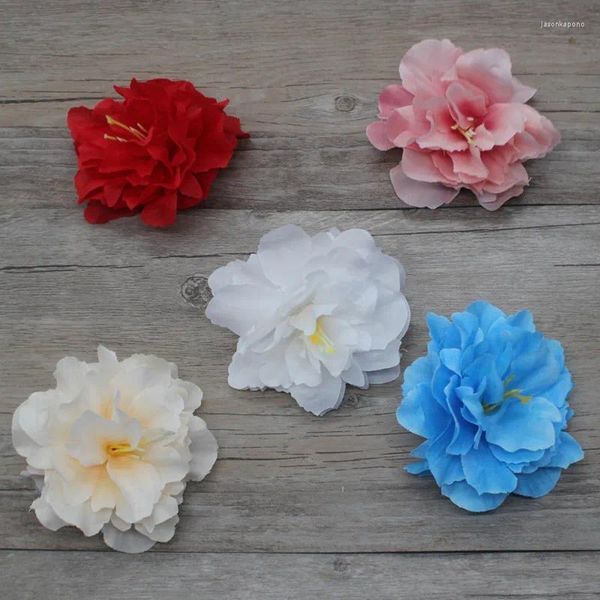 Fleurs de mariage Dahlias Décoration artificielle DIY Crown Festival Cadeaux Coffres pour rose Candy Box Decor