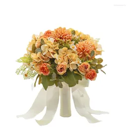 Wedding Flowers wordt getrouwd, verkrijgt een certificaat en geeft een high-end cadeau.Xiuhe tuan fan