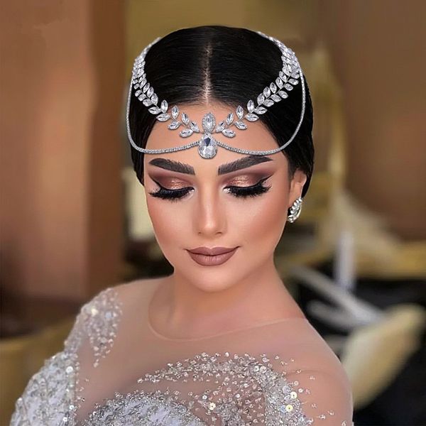 accessoires de cheveux de mariage bijoux ornements de mariage fête de danse anniversaire princesse rêve extravagant argent fait à la main style classique livraison gratuite argent 34