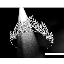 Bruiloft haar sieraden 2021 Nieuwe vintage barokke bruids tiaras accessoires Accessoires prom Hoofddeksels prachtige kristallen bruiloft en cr dhgarden dhanr