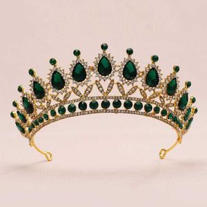 Bijoux de cheveux de mariage Baroque Couronne artificielle Crystal Sweet Party Anniversaire Headswear