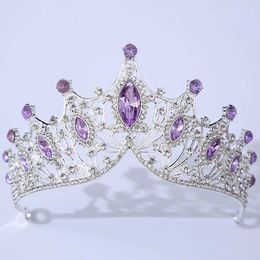 Bijoux de cheveux de mariage Baroque Bande de mariage Bande de mariage Crystal couronnes nuptiales et tiaras Hair Bijoux Accessoires Femmes Femmes Richear