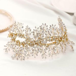 Bijoux de cheveux Bijoux Bridal Band Gold Crystal Rignestones ACCESSOIRES TIARA ACCESSOIRES FEMMES FEMMENT